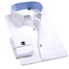 QISHA Men's Fashion Classic Long Sleeves Dress Shirt with Cufflinks Included - Divine Inspiration Styles