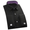 QISHA Men's Long Sleeves Dress Shirt with Cufflinks Included - Divine Inspiration Styles