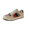 HARLEY Women's Fashion Luxury Sporty Canvas Double Stripes Sneaker Shoes - Divine Inspiration Styles