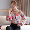 GLORIA Design Women's Fashion Premium Quality Luxury Style Floral Print Blouse - Divine Inspiration Styles