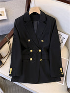 YITI SUITS Women's Elegant Stylish Fashion Office Lady Professional Solid Color Blazer Jacket - Divine Inspiration Styles