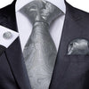 DBG VIP Design Collection Men's Fashion Luxury Royal Blue 100% Premium Quality Silk Tie Set - Divine Inspiration Styles