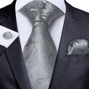 DBG VIP Design Collection Men's Fashion Luxury Royal Blue 100% Premium Quality Silk Tie Set - Divine Inspiration Styles