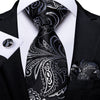 DBG VIP Design Collection Men's Fashion Luxury Purple Red Blue 100% Premium Quality Silk Tie Set - Divine Inspiration Styles