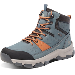 GOLDEN CARMEL Men's Sports Fashion Premium Quality Genuine Leather Outdoors Sports Sneaker Boot Shoes - Divine Inspiration Styles