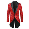 PARKLEES Men's Fashion Premium Quality Shiny Black Gold Silver Sequin Glitter Fancy Embellished Blazer Jacket - Divine Inspiration Styles
