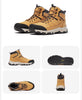 GOLDEN CARMEL Men's Sports Fashion Premium Quality Genuine Leather Outdoors Sports Sneaker Boot Shoes - Divine Inspiration Styles