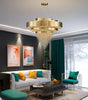 JMXI Modern Luxury Art Design LED Crystal Chandelier Lamp for Home or Office Lighting & Decorations - Divine Inspiration Styles