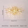 ZHI Modern Luxury Art Design LED Crystal Chandelier Lamp for Home or Office Lighting & Decorations - Divine Inspiration Styles