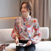 GLORIA Design Women's Fashion Premium Quality Luxury Style Floral Print Blouse - Divine Inspiration Styles