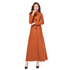 SARA Design Women's Fine Fashion Elegant Luxury Style Long Wool Coat Jacket - Divine Inspiration Styles