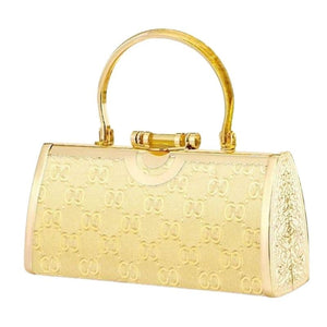 SEKU Design Women's Fashion Elegant Gold Tone Metallic Clutch Handbag - Divine Inspiration Styles