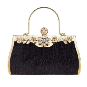 SEKU Design Women's Fashion Elegant Gold Tone Metallic Clutch Handbag - Divine Inspiration Styles