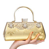 SEKU Design Women's Fashion Elegant Gold Tone Metallic Clutch Handbag - Divine Inspiration Styles