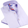 SMART FIVE Men's Fashion Business Casual Luxury Style Premium Top Quality Short Sleeves Dress Shirt - Divine Inspiration Styles