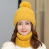 SPK Brand Women's Fashion Autumn Winter Knitted Wool Cap & Infinity Scarf Set - Divine Inspiration Styles