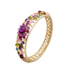 SPRING FLORAL Women's Fashion Vintage Floral Crystal Rhinestone Bracelet - Divine Inspiration Styles