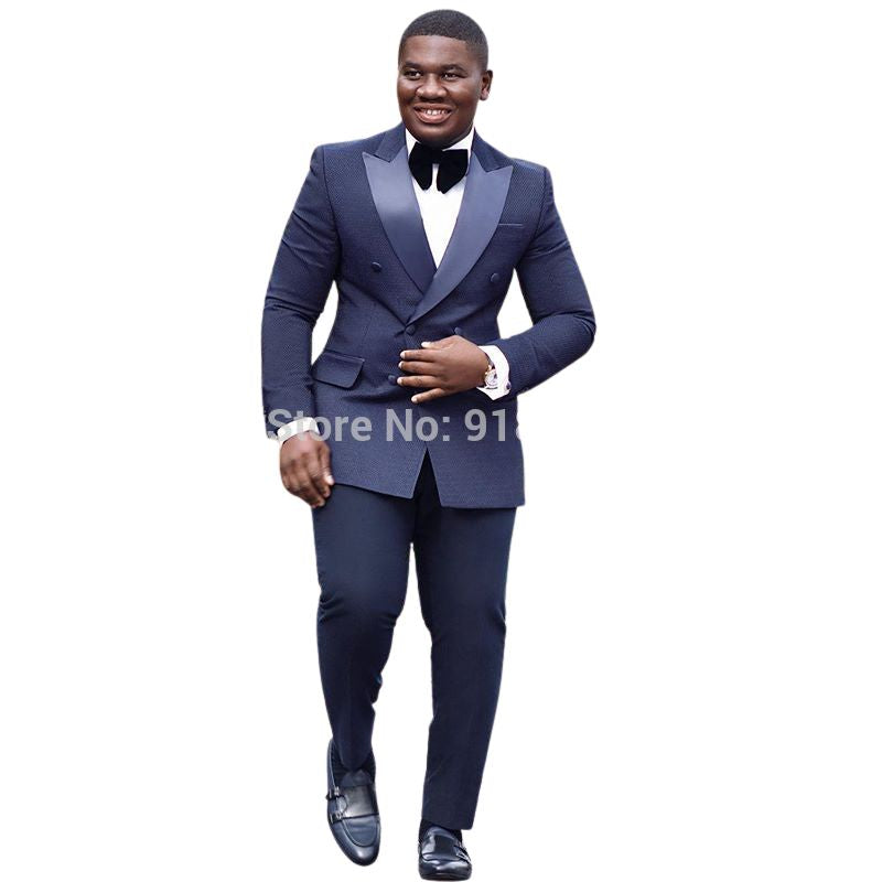 SZSUITS Men's Fashion Suit Sets with Tuxedo & Pants Polished Velvet Lapel  Blazer Black & White Checkered Suit Set