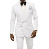 SZSUITS Men's Fashion Suit Sets with Tuxedo & Pants Polished Velvet Lapel Blazer Suit Set - Divine Inspiration Styles