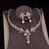 CM Women's Fashion Elegant Royal Queen Bridal Tiara Crown Earrings Necklace Jewelry Sets - Divine Inspiration Styles