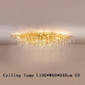 ZHI Modern Luxury Art Design LED Crystal Chandelier Lamp for Home or Office Lighting & Decorations - Divine Inspiration Styles