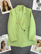 YITI SUITS Women's Elegant Stylish Fashion Office Lady Professional Solid Color Blazer Jacket - Divine Inspiration Styles