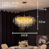 ZHI Modern Luxury Art Design LED Crystal Chandelier Lamp for Home or Office Lighting & Decorations - Divine Inspiration Styles
