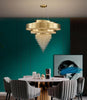 JMXI Modern Luxury Art Design LED Crystal Chandelier Lamp for Home or Office Lighting & Decorations - Divine Inspiration Styles
