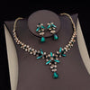 CM Women's Fashion Elegant Royal Queen Bridal Tiara Crown Earrings Necklace Jewelry Sets - Divine Inspiration Styles
