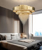 JMXI Modern Luxury Art Design LED Crystal Chandelier Lamp for Home or Office Lighting & Decorations - Divine Inspiration Styles