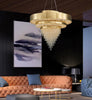 JMXI Modern Luxury Art Design LED Crystal Chandelier Lamp for Home or Office Lighting & Decorations - Divine Inspiration Styles
