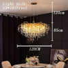 ZHI Modern Luxury Art Design LED Crystal Chandelier Lamp for Home or Office Lighting & Decorations - Divine Inspiration Styles