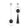 X&P Women's Fine Fashion Elegant Style Heart Shape Geometric Drop Earrings - Divine Inspiration Styles