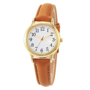 TPW Women's Fashion Elegant Style Premium Quality Simple Design Genuine Leather Watch - Divine Inspiration Styles