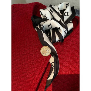 UTG Women's Elegant Stylish Fashion Office Business Casual Professional Style Woven Red Plaid Blazer Jacket - Divine Inspiration Styles