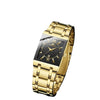 VAVAVOOM Men's Luxury Fashion Golden Stainless Steel Premium Quality Quartz Watch - Divine Inspiration Styles