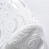 VALENTINE Design Men's Fashion White Floral Embroidered Rose Tuxedo Blazer Jacket - Divine Inspiration Styles