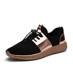 VANCAT Men's Black-Tone, Gold-Tone & Silver-Tone Metallic Sneaker Shoes - Divine Inspiration Styles