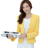 WAVYCURVES Women's Elegant Stylish Fashion Solid Color One Button Blazer Jacket - Divine Inspiration Styles