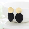 WBU Women's Fine Fashion Elegant Gold Tone Geometric Drop Earrings - Divine Inspiration Styles