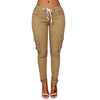 RAYNA Women's Stylish Skinny Fitness Pant Multi-Pockets Drawstring Trouser - Divine Inspiration Styles