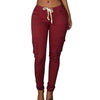 RAYNA Women's Stylish Skinny Fitness Pant Multi-Pockets Drawstring Trouser - Divine Inspiration Styles