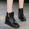 HADARA Design Women's Fashion Casual Gold Statement Ankle Sneaker Boot Shoes - Divine Inspiration Styles