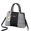 GRACE Design Collection Women's Fashion Elegant Patchwork Designer Leather Large Capacity Handbag - Divine Inspiration Styles