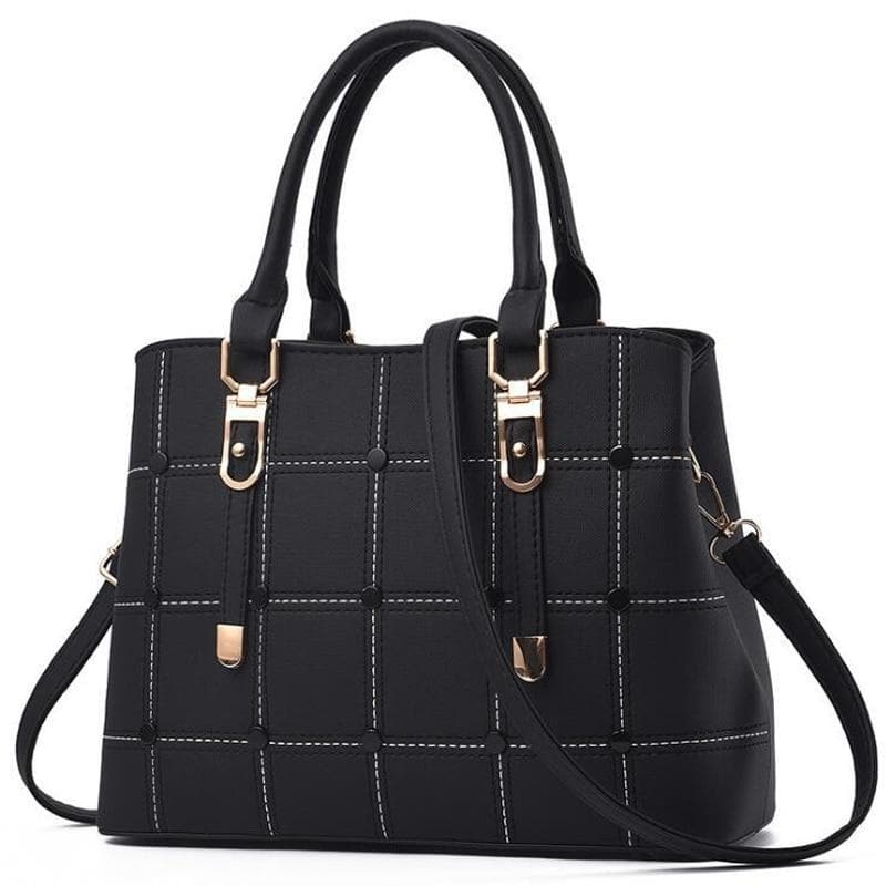 GRACE Design Women's Fashion Stylish Patchwork Designer Leather Handbag - Divine Inspiration Styles