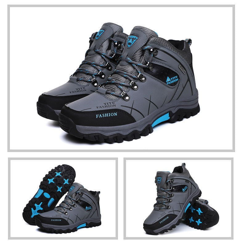 YITU Men s Sports Fashion Premium High Quality Outdoors Sports Sneaker Boot Shoes With Plush
