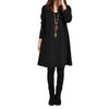 ZANZEA Women's Fashion 5 Colors Long Sleeves Pocket V-Neck Tunic Dress - Divine Inspiration Styles
