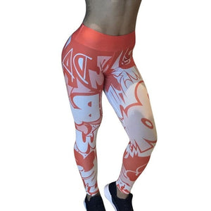 RTSHINE Women's Stylish Mesh Pattern Print Leggings for Fitness Training - Divine Inspiration Styles