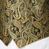 KINGSTON Design Men's Fashion Gold Blue Purple Paisley 3PCS Suit Set - Divine Inspiration Styles
