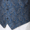 KINGSTON Design Men's Fashion Gold Blue Purple Paisley 3PCS Suit Set - Divine Inspiration Styles